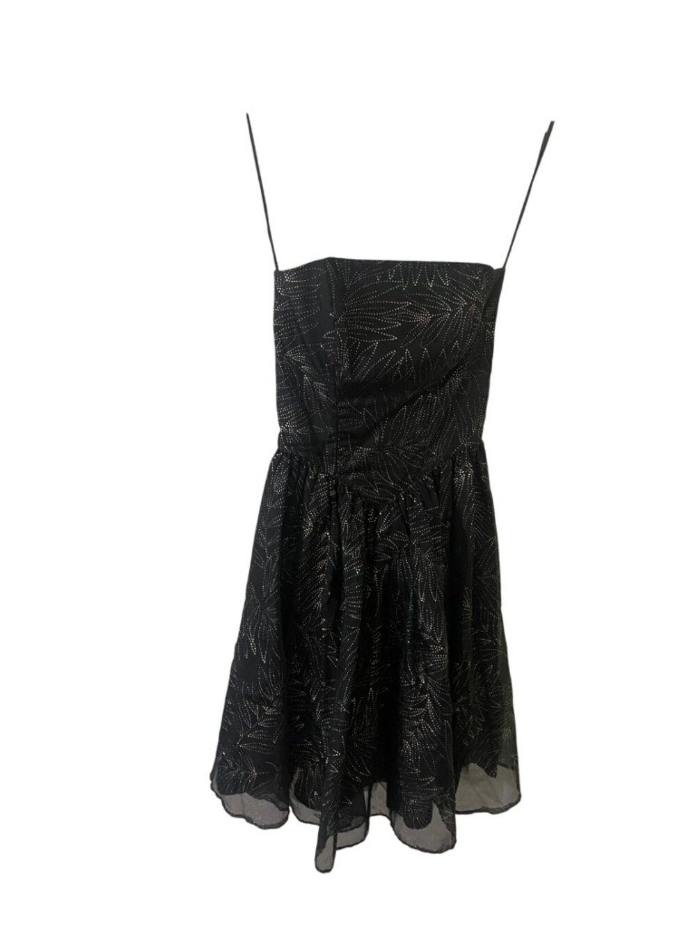 Vintage 80's Loralie Origionals Women's Black Sleeveless Cocktail Dress - 6